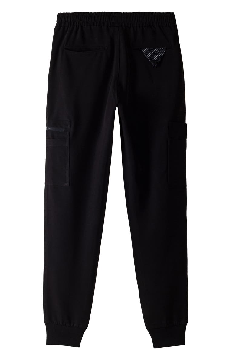 Members Only London Jogger Scrub Pants, Alternate, color, Black