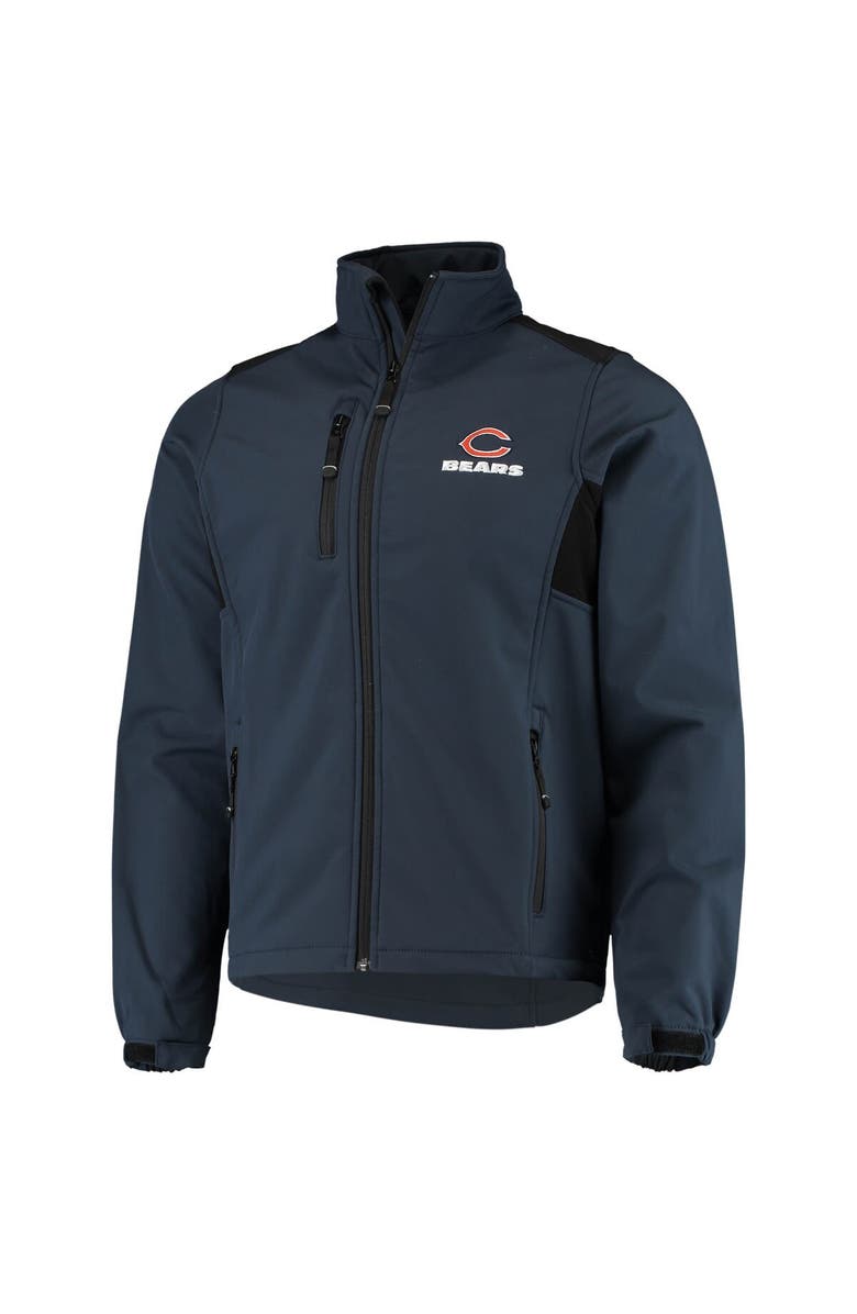 DUNBROOKE Men's Dunbrooke Navy Chicago Bears Circle Softshell Fleece Full-Zip Jacket, Alternate, color, Navy