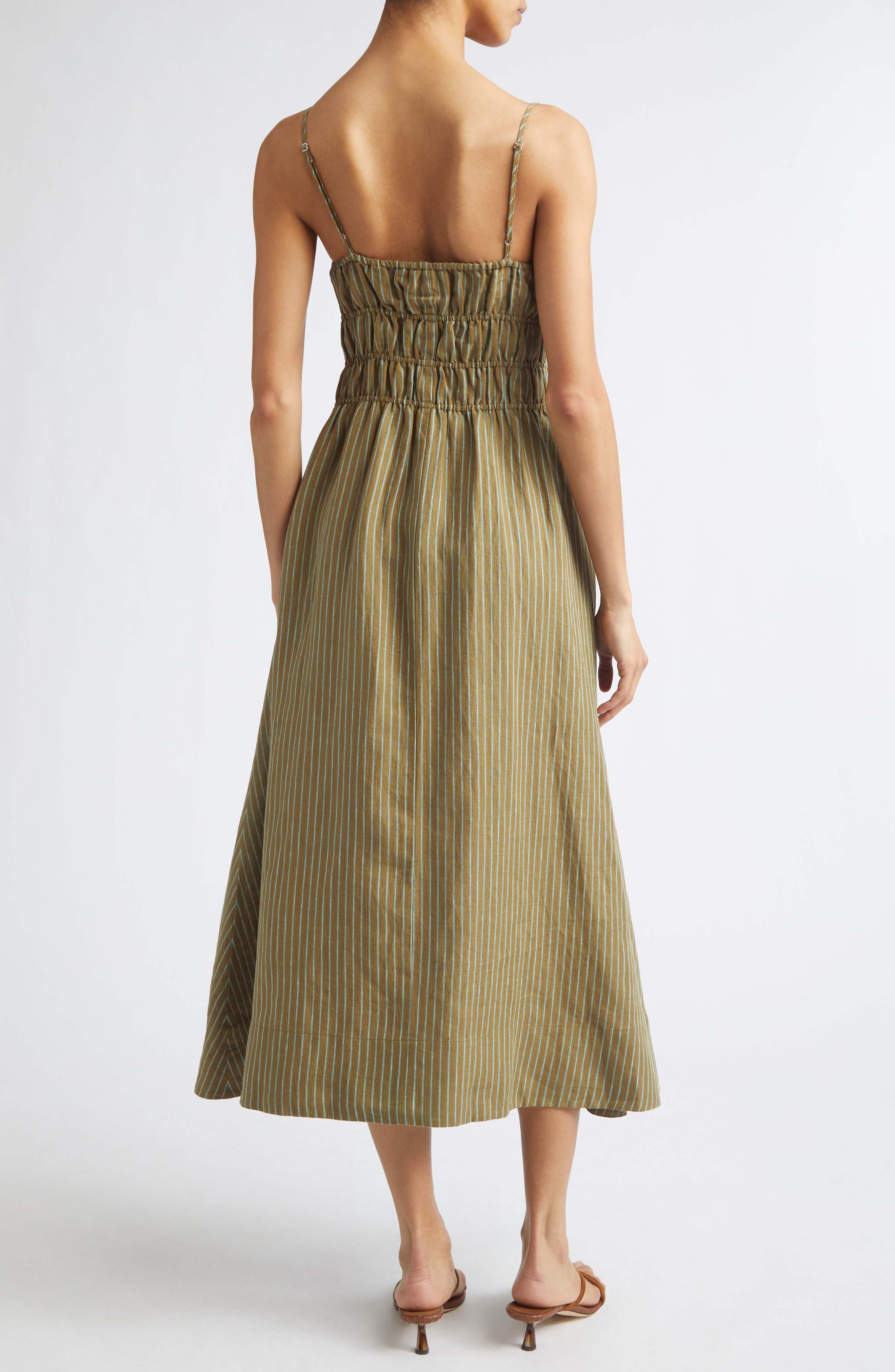 Ayla Linen Midi Sundress - image 2