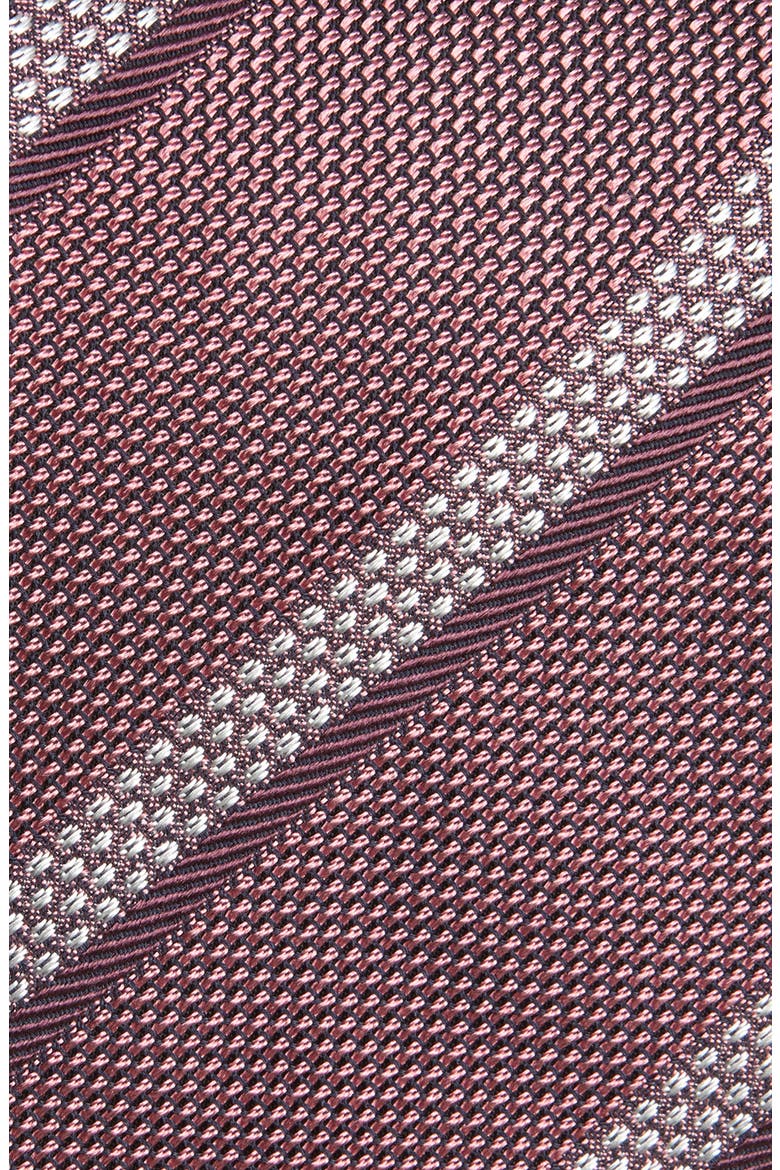 Stripe Mulberry Silk Tie, Alternate, color, PINK