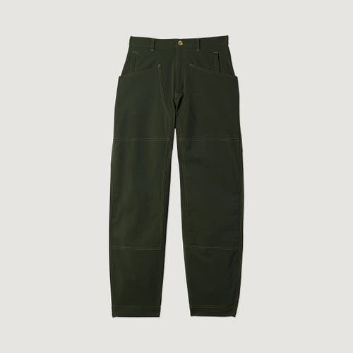 Hikerkind Kick Flare Trousers In Green