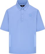 Eastside Golf Breaker Woven Logo Graphic Polo