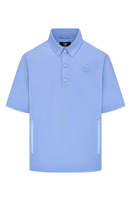 Breaker Woven Logo Graphic Polo
