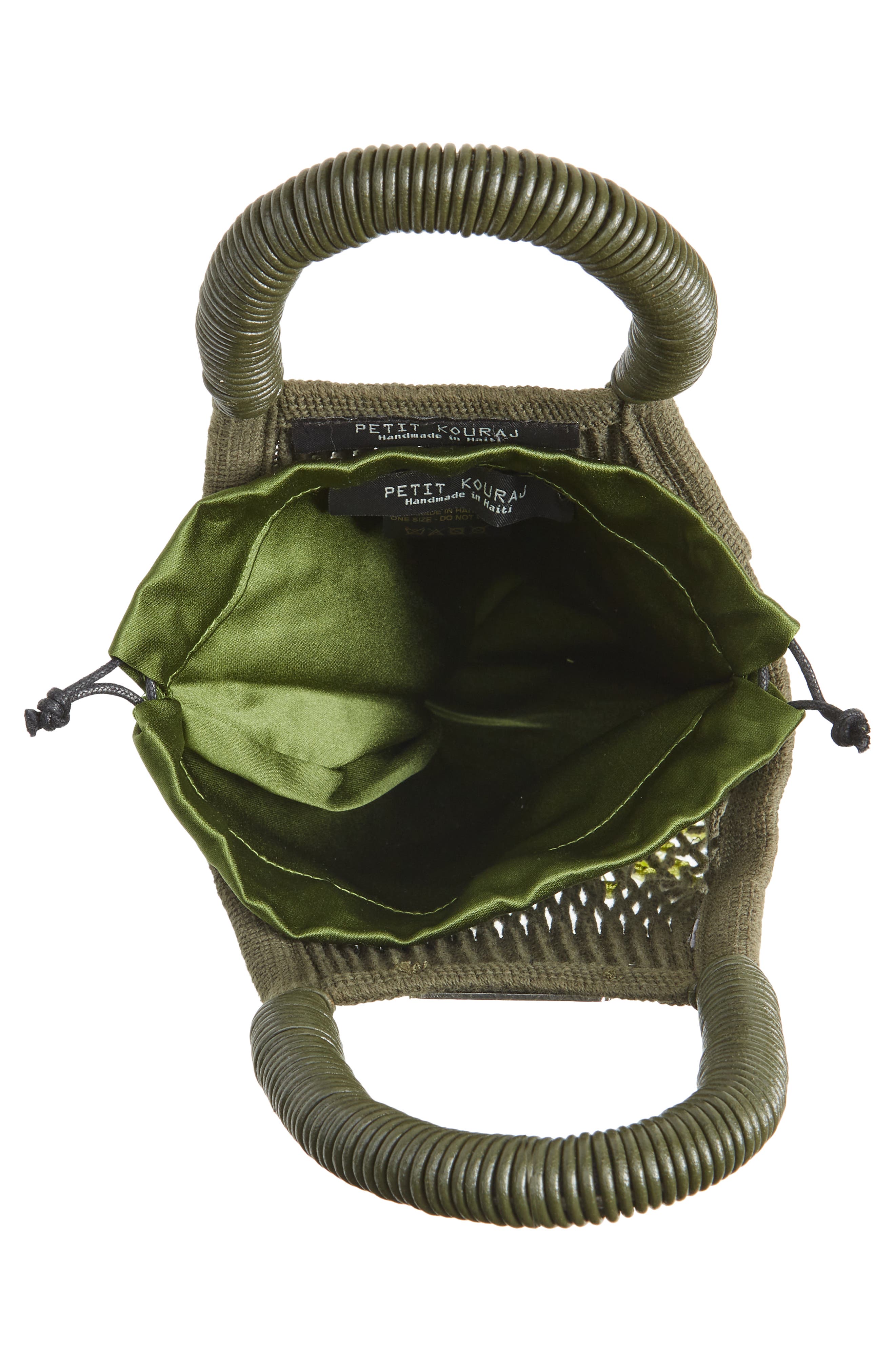 Petit Kouraj Mini Fringe Top Handle Bag, Alternate, color, 