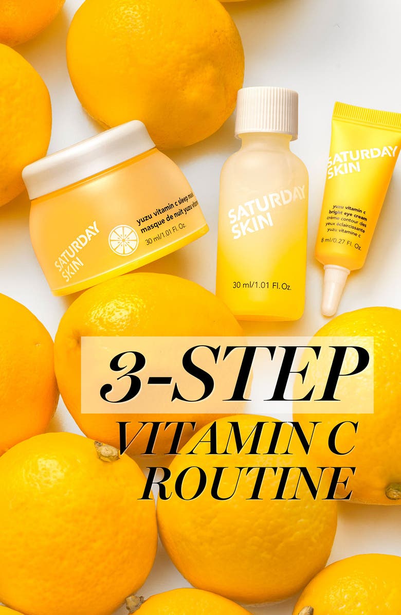 Saturday Skin Yuzu Bright Besties 3-Piece Set $42 Value, Alternate, color, 