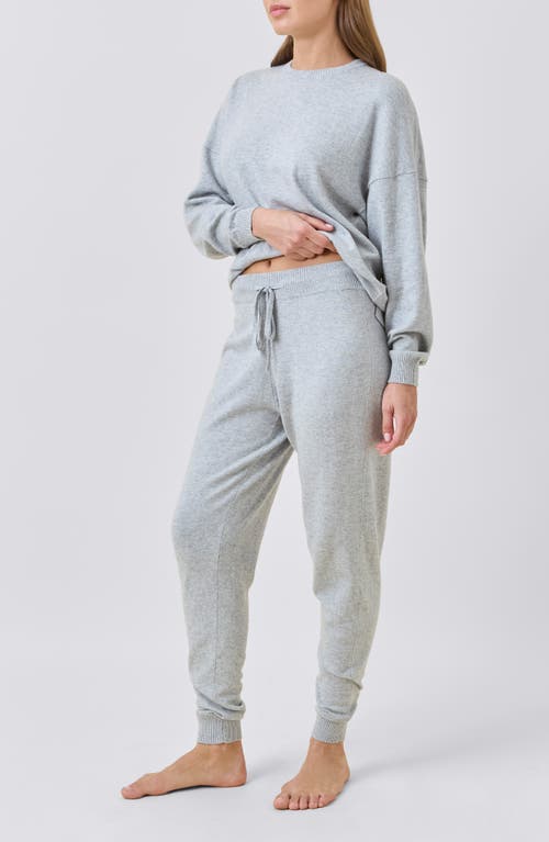 Papinelle Cotton & Cashmere Pajama Joggers In Gray