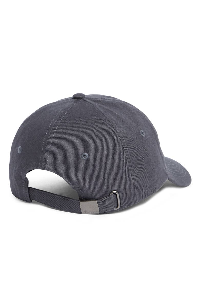 Calvin Klein Square Patch Baseball Cap, Alternate, color, India Ink