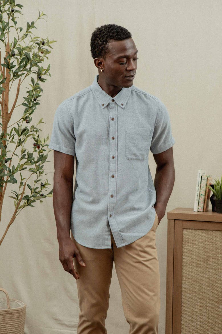 Bryce Shirt, Alternate, color, Denim Twill
