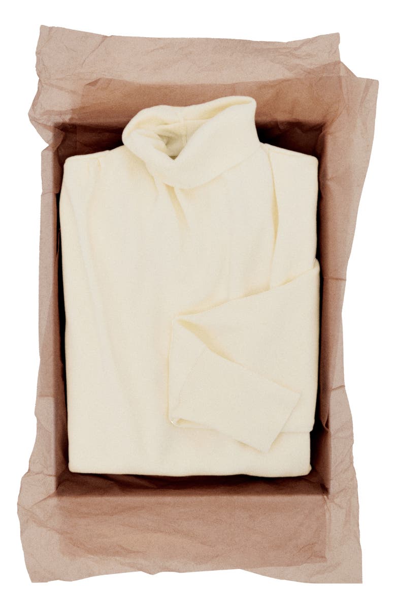 MANGO Ruched Turtleneck Sweater, Alternate, color,