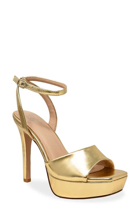 Ankle Strap Platform Pump (Women)