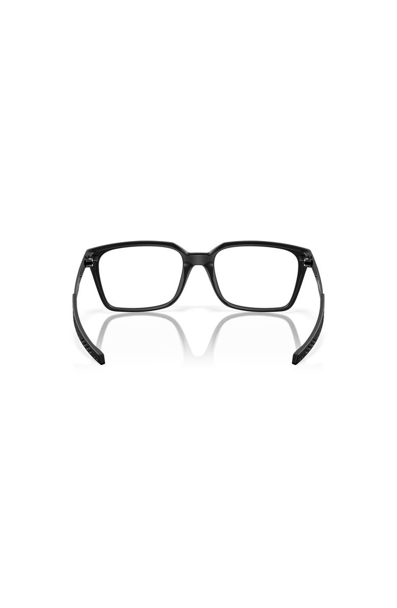 Oakley 53mm Rectangle optical glasses, Alternate, color, Black
