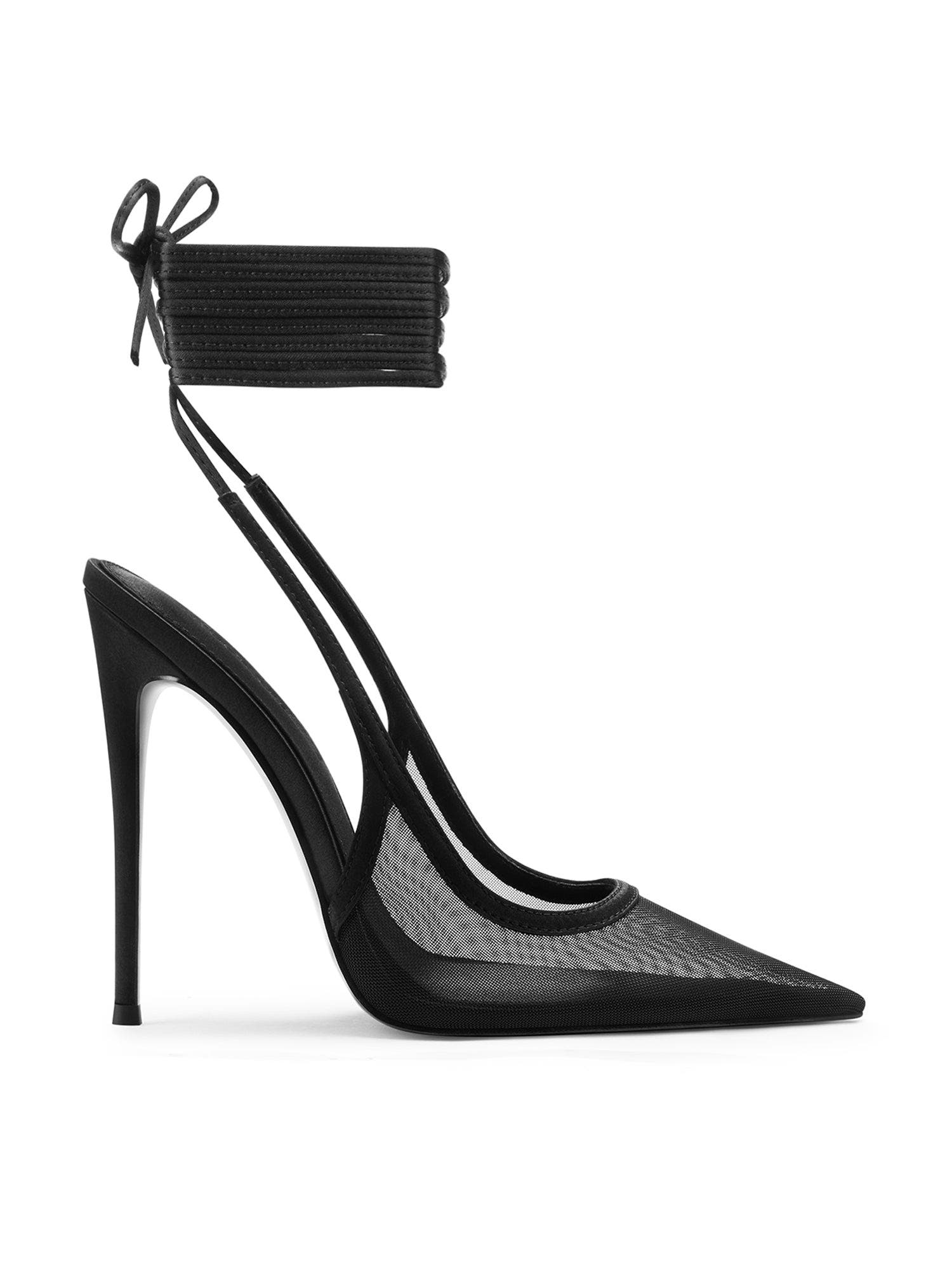 FEMME Cobra Lace Up Pump, Main, color, Black