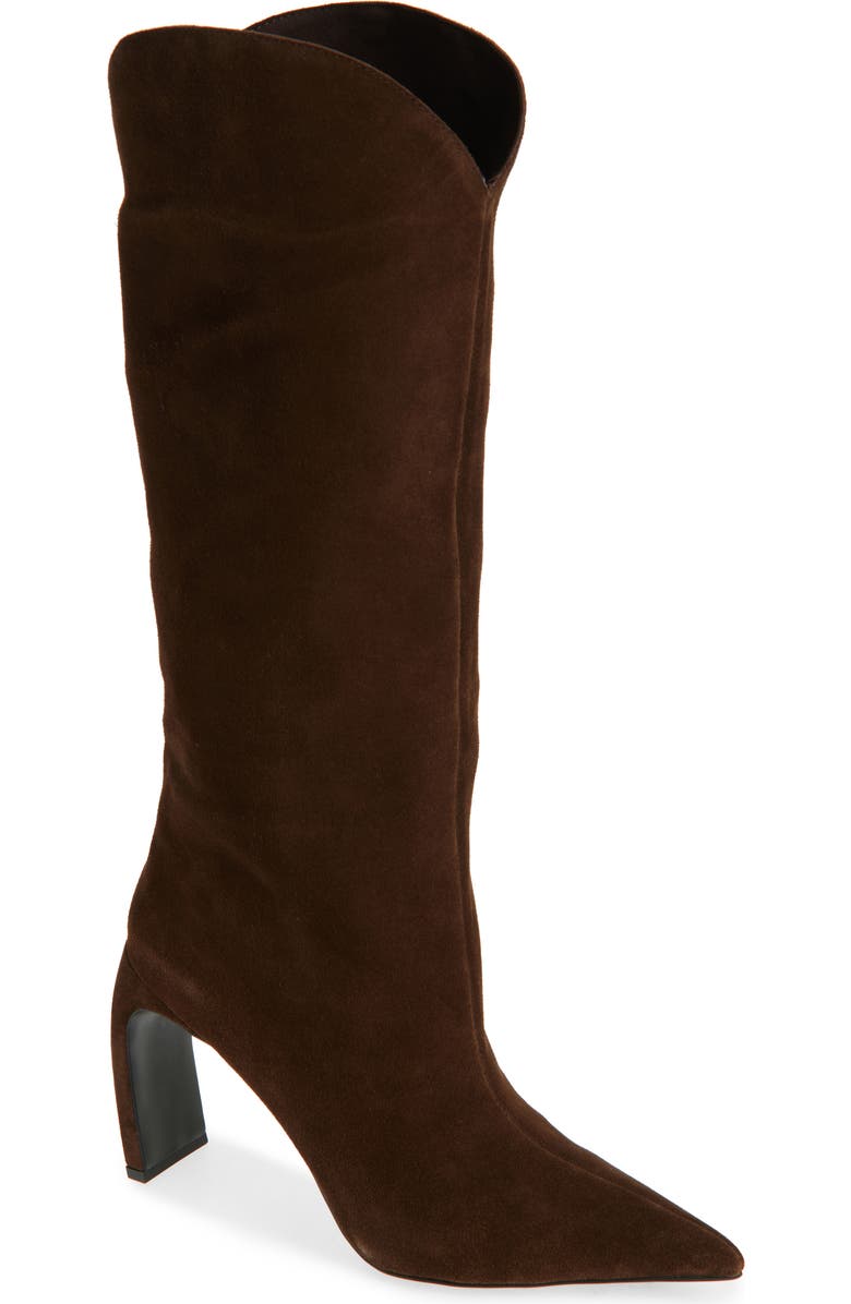 Jeffrey Campbell Pinpoint Pointed Toe Knee High Boot, Main, color,