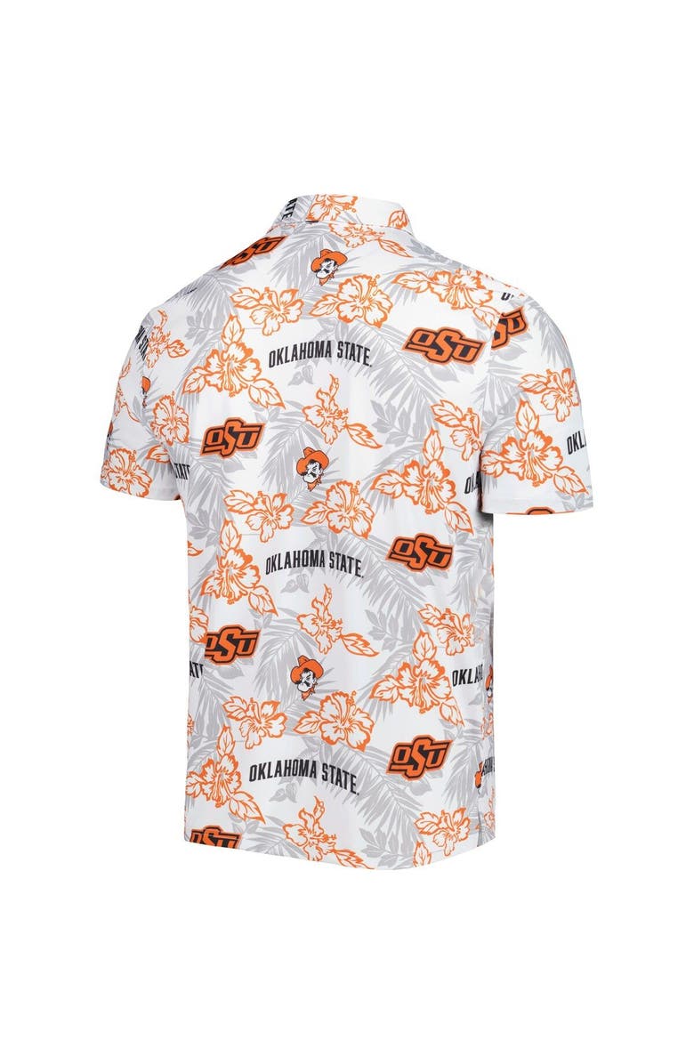 Reyn Spooner Men's Reyn Spooner White Oklahoma State Cowboys Performance Polo, Alternate, color, 