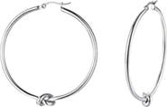 DLORIA Knot Hoop Earrings