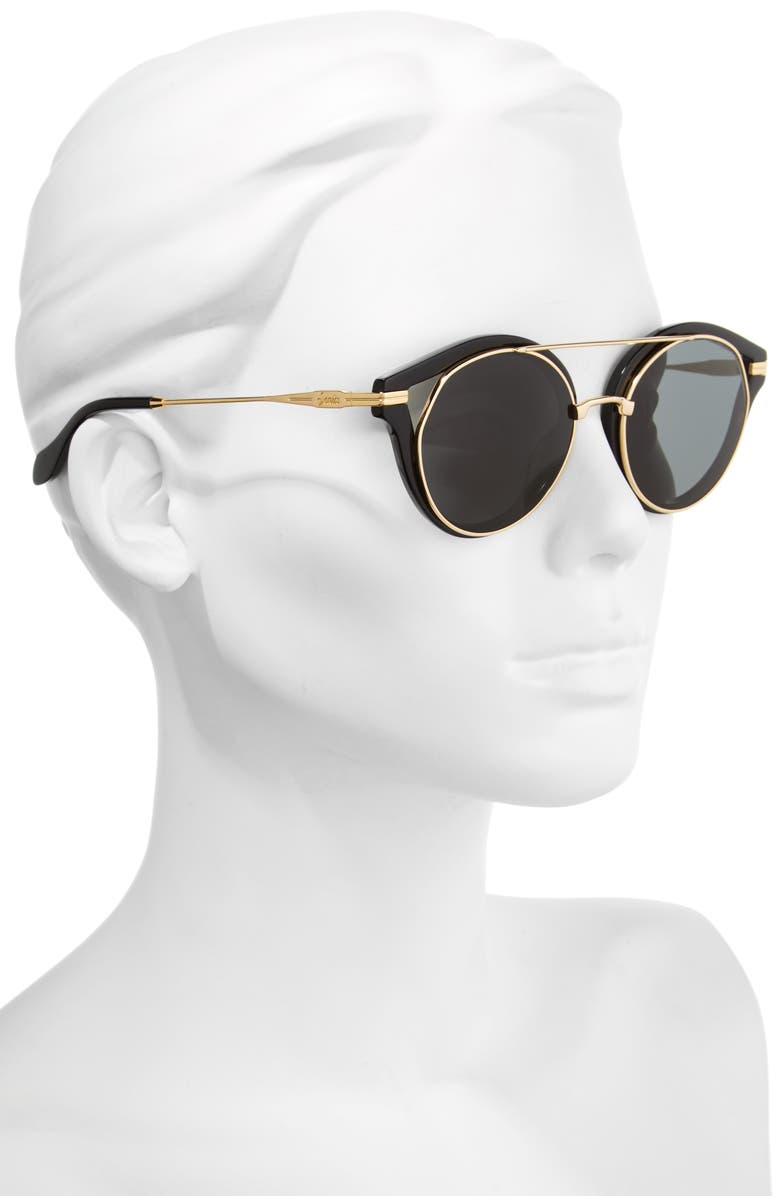 Sonix Preston 51mm Gradient Round Sunglasses, Alternate, color, 