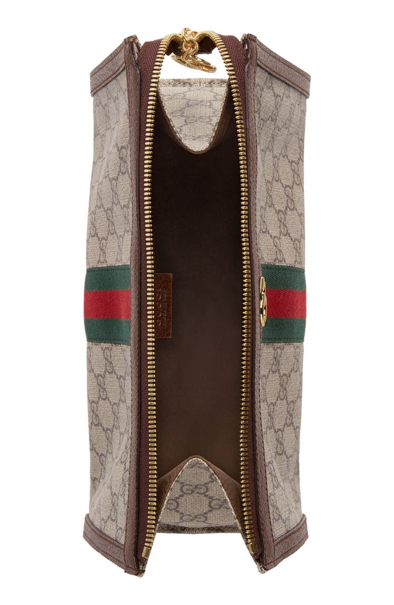 Gucci Ophidia GG Supreme Canvas Cosmetics Case, Alternate, color,