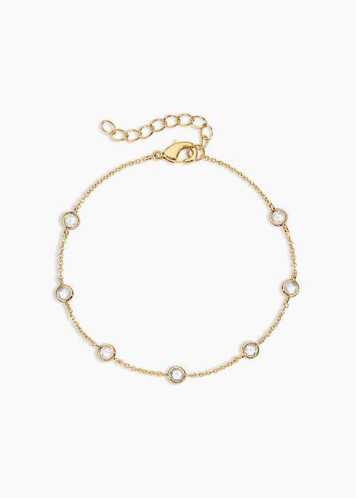 Electric Picks Strand Bracelet In Gold