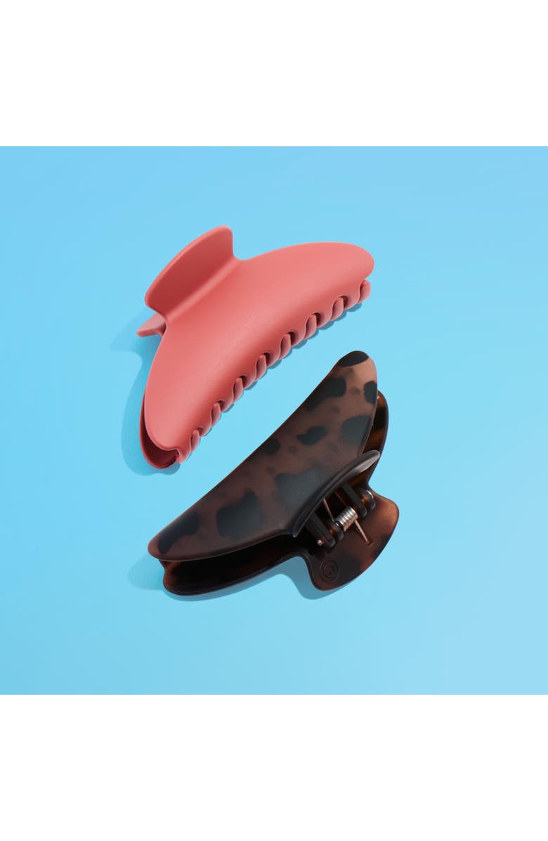 Gimme Beauty Fashion Extra Grip Claw Clip Duo, Alternate, color, Brown