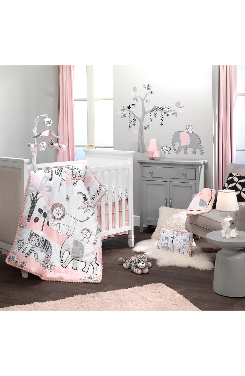 Lambs 
Ivy Happy Jungle Elephant Nursery Lamp with Shade 
Bulb, Alternate, color, White