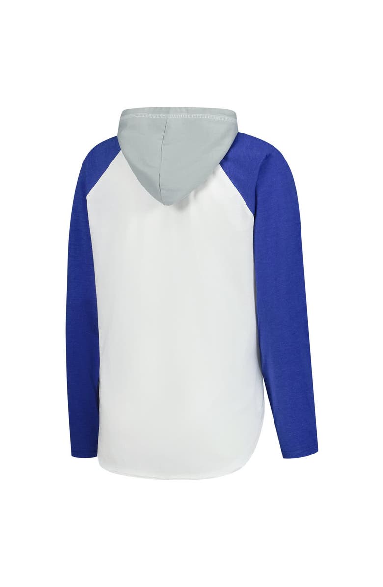 G-III 4HER BY CARL BANKS Women's G-III 4Her by Carl Banks  White Toronto Maple Leafs VIP Raglan Long Sleeve Hoodie T-Shirt, Alternate, color, White