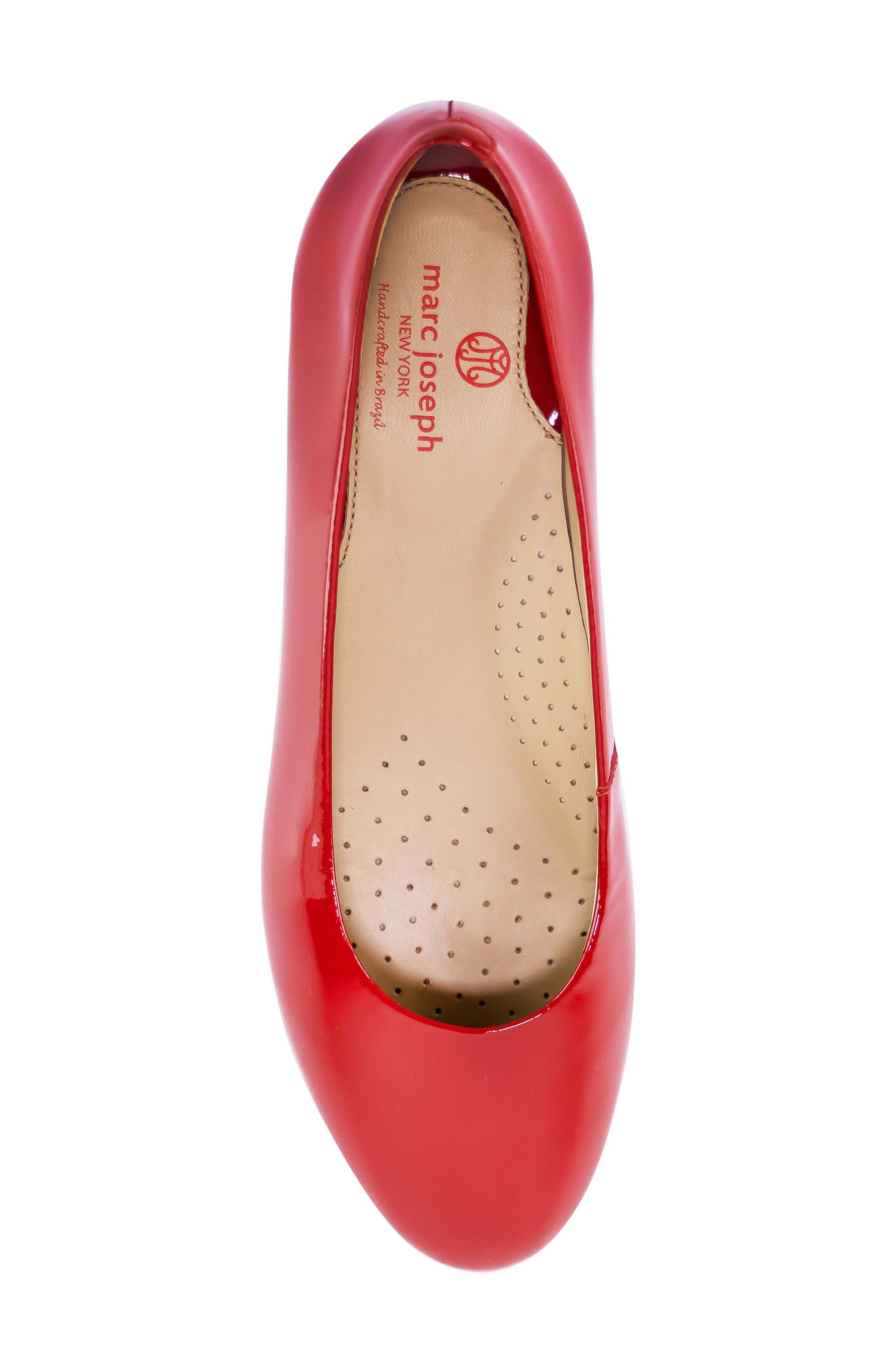 Madison Leather Flat, Alternate, color, CAMPARI PATENT
