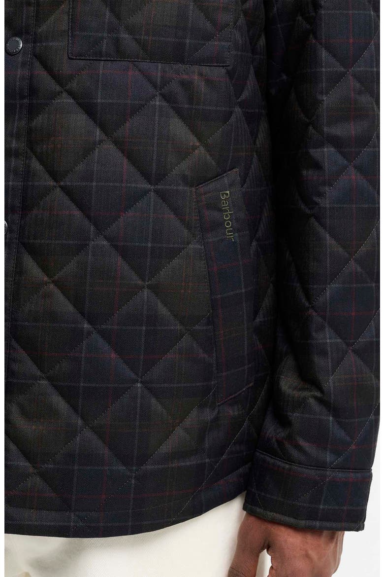 Tartan Quilted Shirt Jacket, Alternate, color, SHADOW CLASSIC