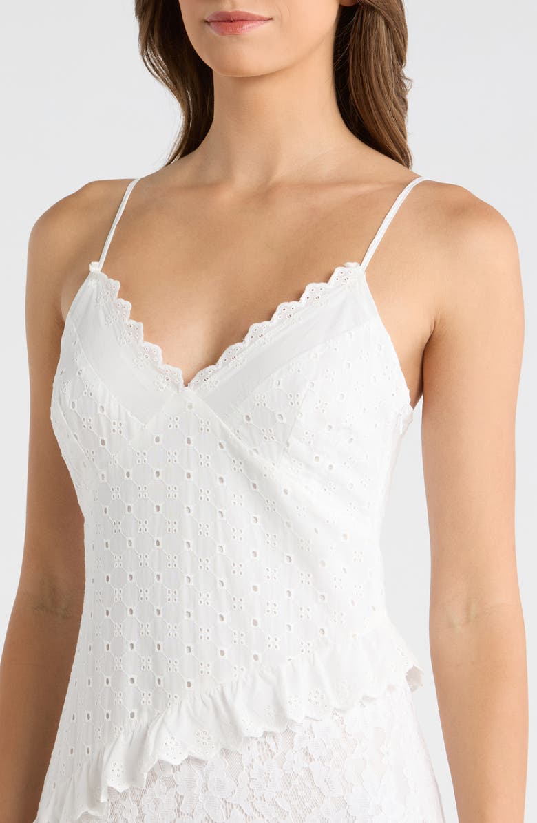 Steve Madden Giah Lace Maxi Slipdress, Alternate, color, Antique