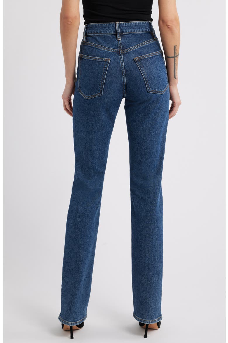 The Ruler High Waist Straight Leg Jeans, Alternate, color, WRITTEN