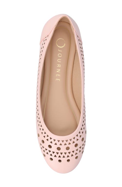 Shop Journee Collection Kamrah Ballet Flat In Pink