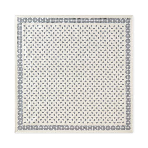 Mulberry Square Scarf In White