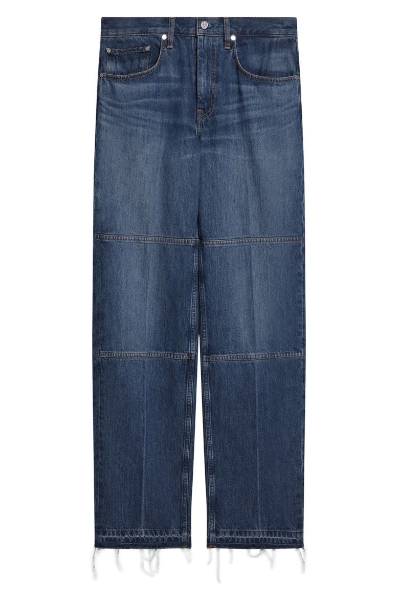 Raw Edge Carpenter Jeans, Alternate, color, DK TINTED INDIGO - 2B9