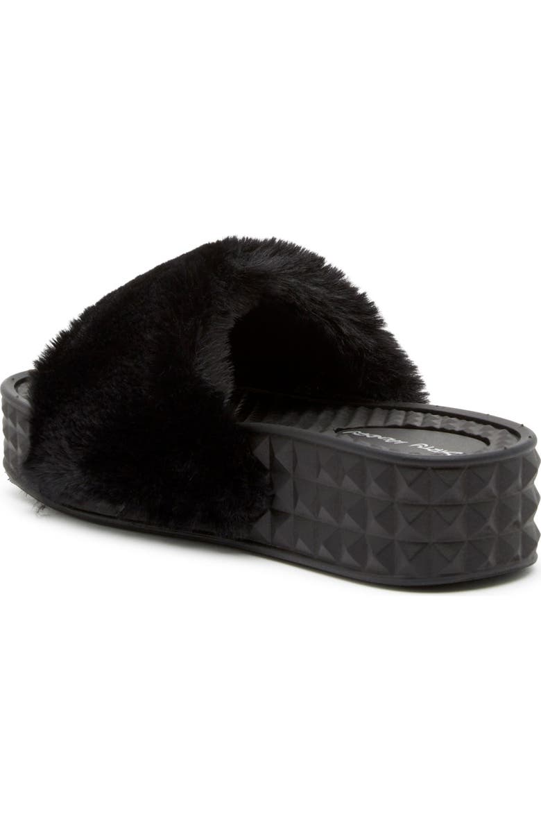 Dirty Laundry Sonny Faux Fur Slide Sandal, Alternate, color,