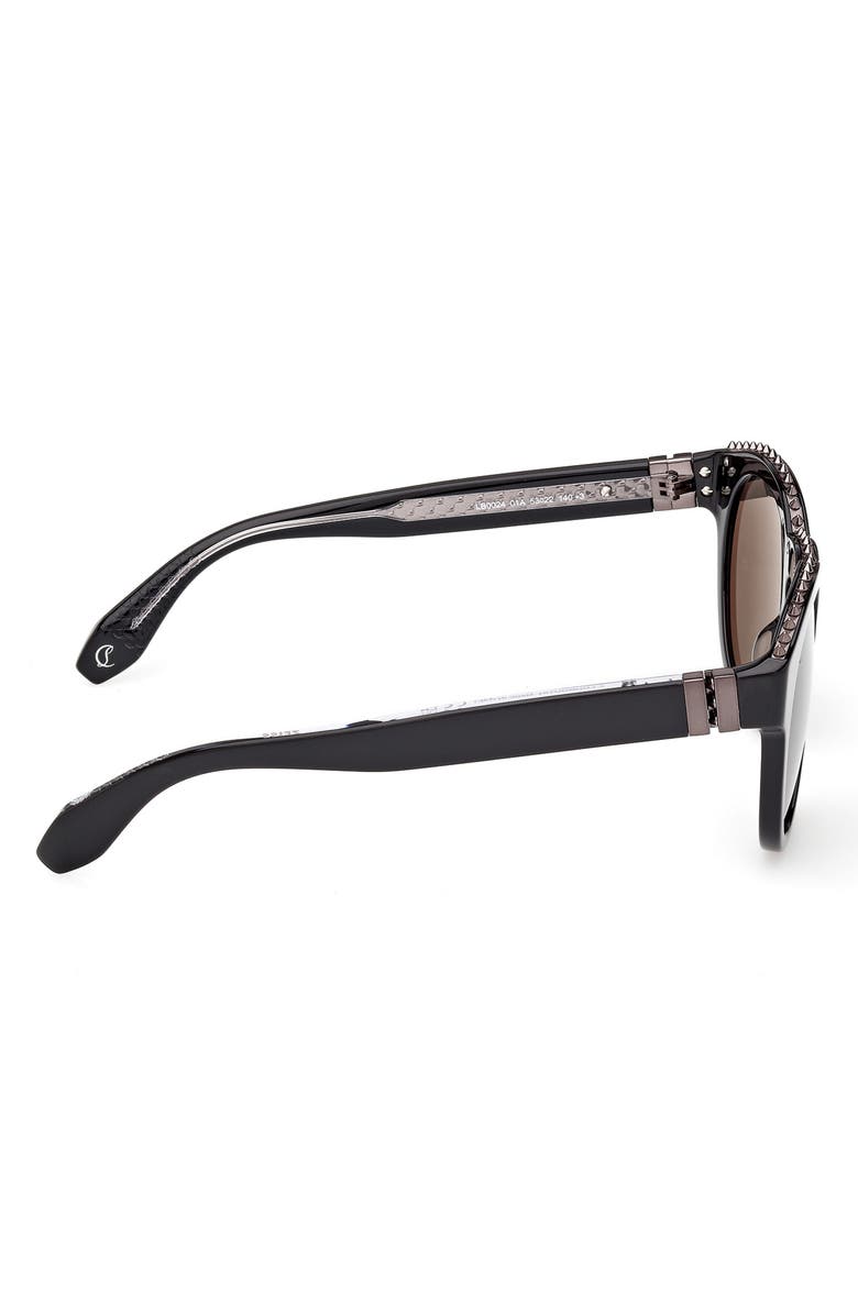 Christian Louboutin 53mm Round Sunglasses, Alternate, color,