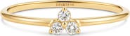 DEVATA Cluster Lab Grown Diamond Ring in 14K Gold