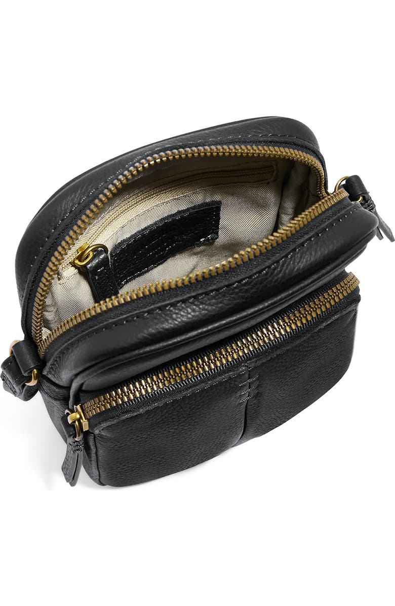 AMERICAN LEATHER CO. Cleveland Mini Crossbody Bag, Alternate, color, Black