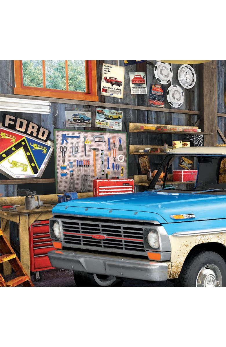 Eurographics Puzzle Tin Hard Days Work Ford Pickup 550 Piece Jigsaw, Alternate, color, Multicolored