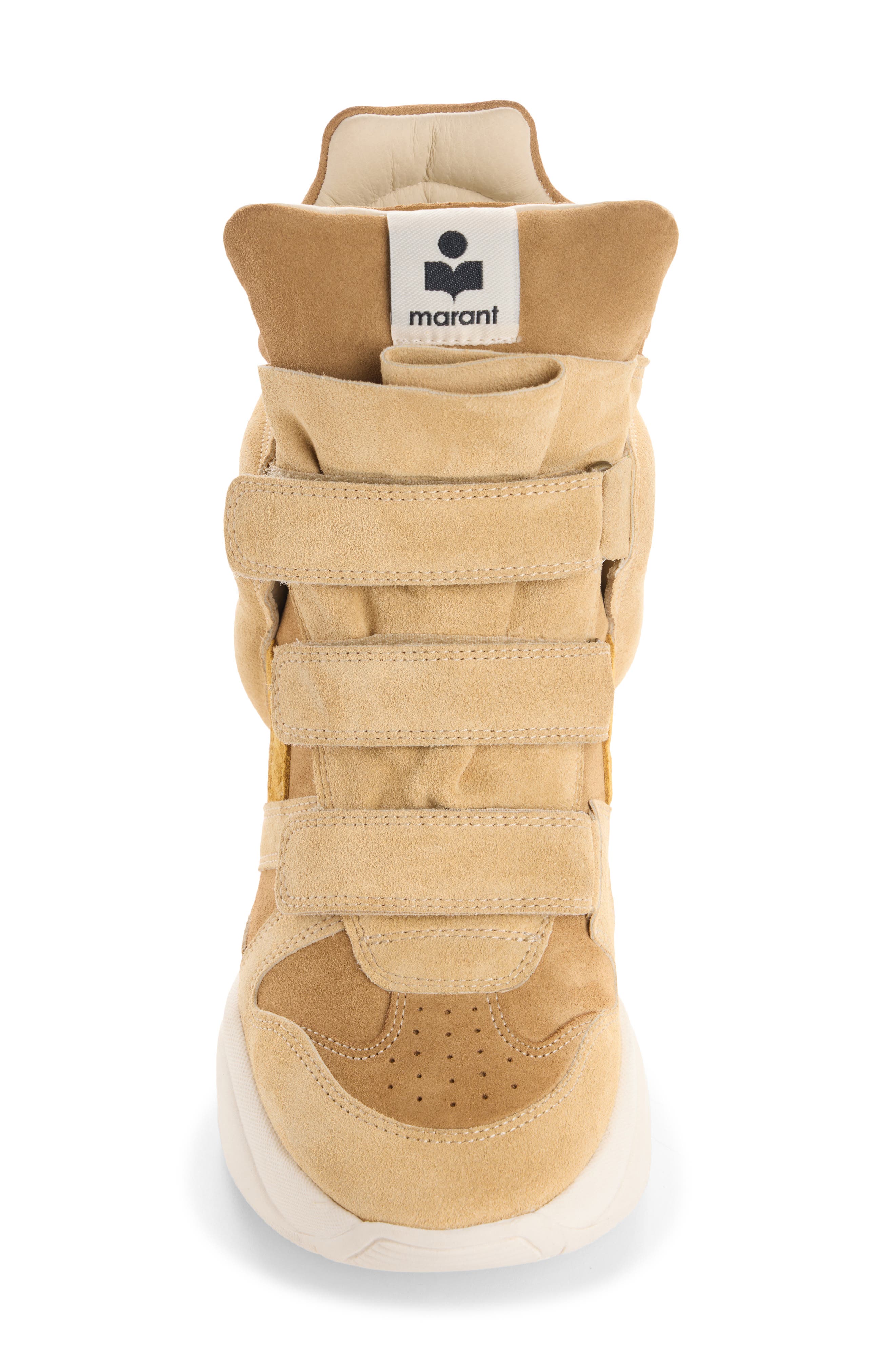 Isabel Marant Balskee Hidden Wedge High Top Sneaker, Alternate, color, Mube Multicolor Beige