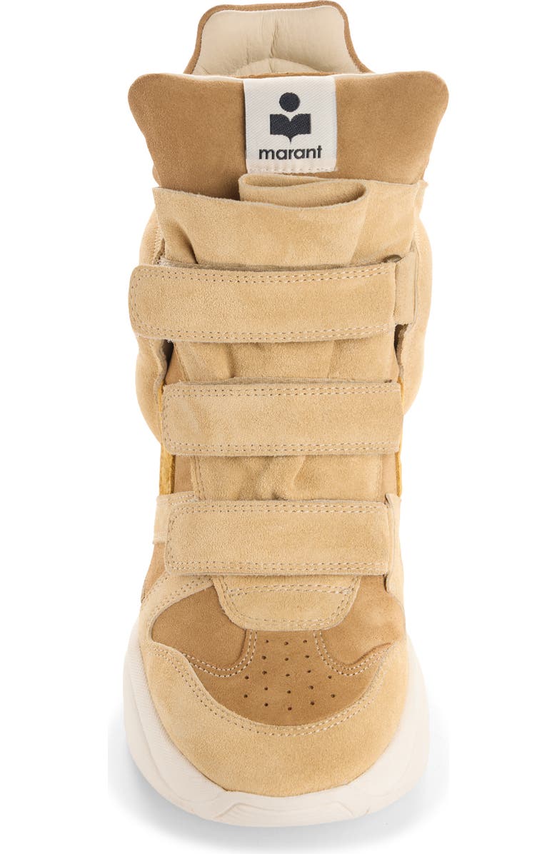 Isabel Marant Balskee Hidden Wedge High Top Sneaker, Alternate, color, Mube Multicolor Beige