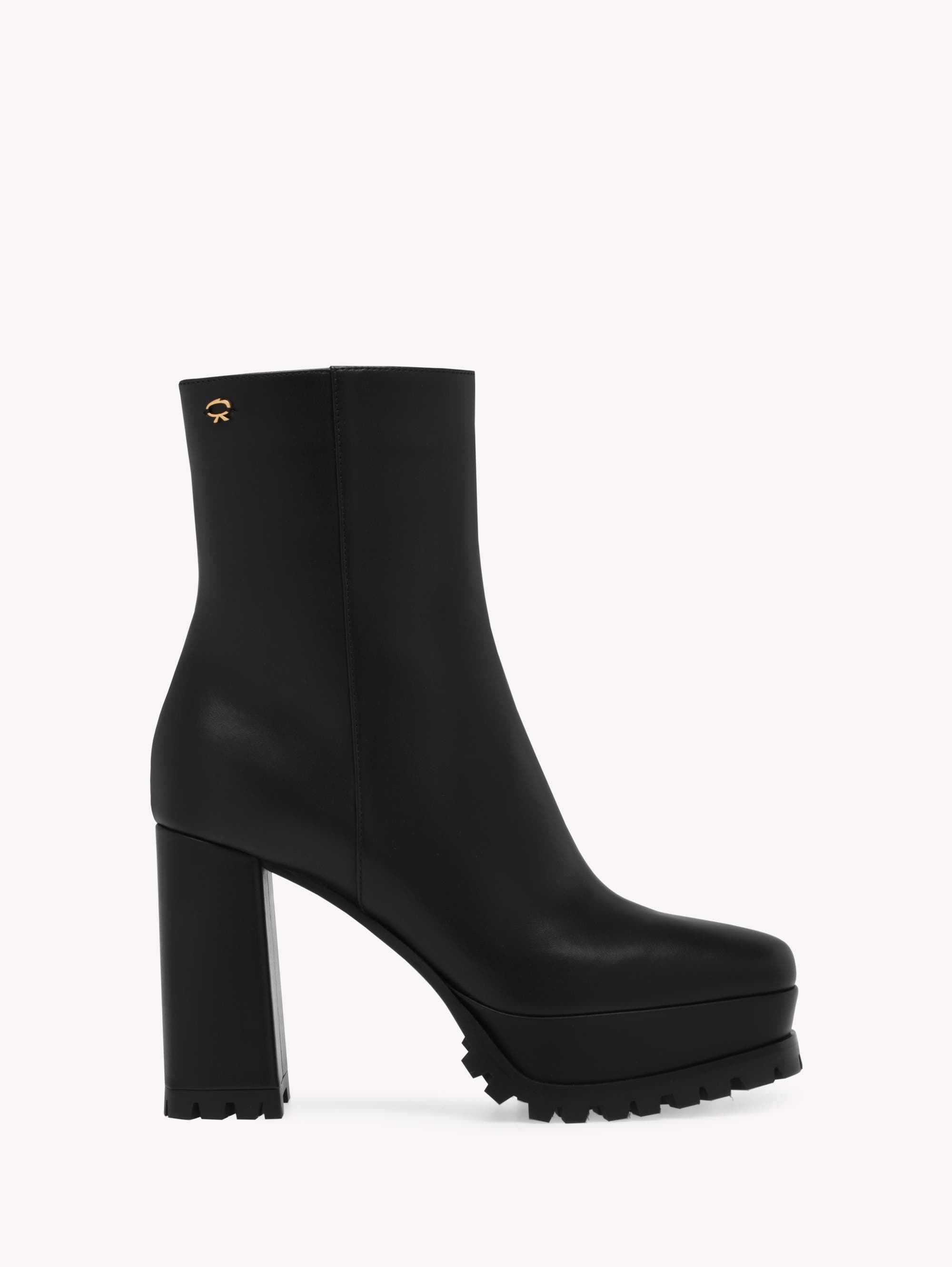 Gianvito Rossi Harlem Boots, Main, color, Black