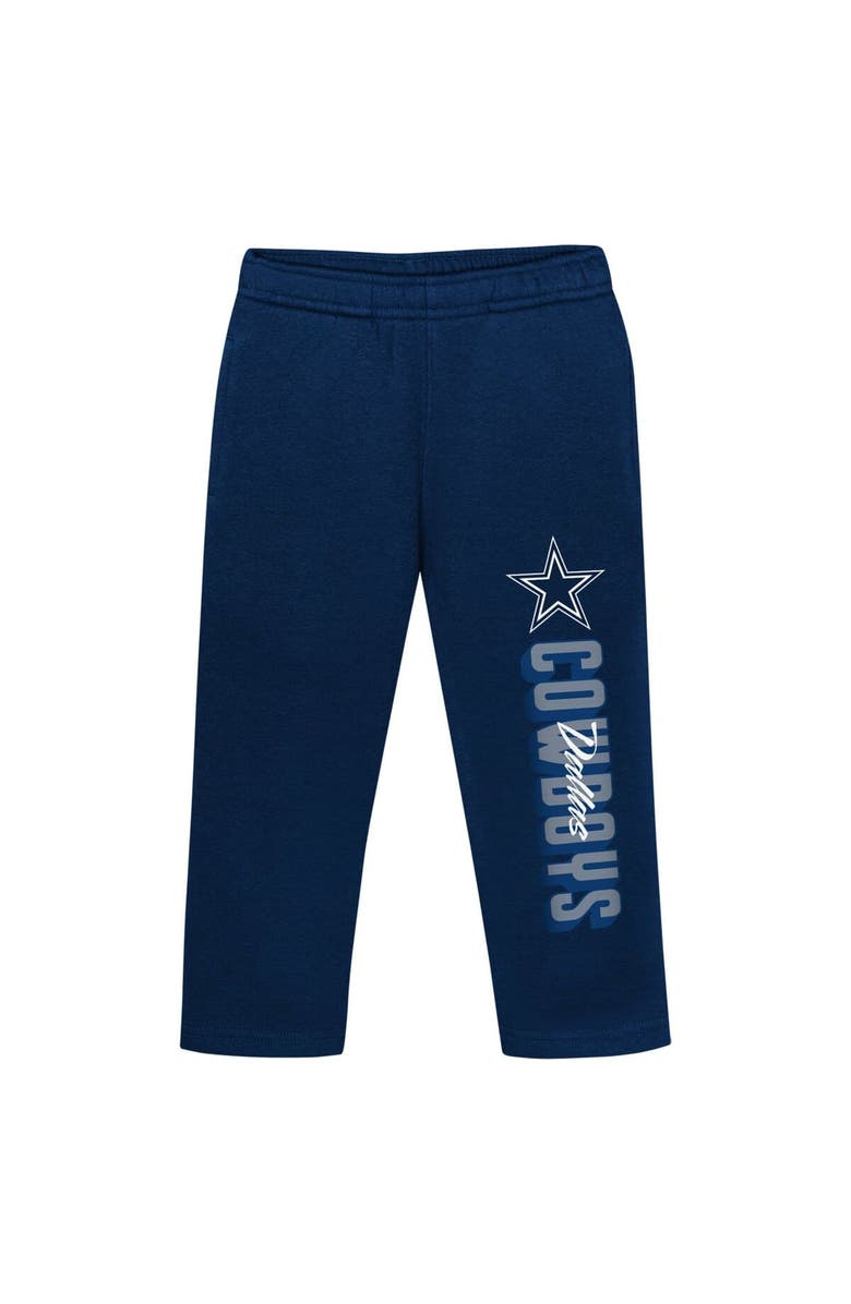 Outerstuff Toddler Dallas Cowboys Coin Toss Pullover Fleece Hoodie & Pants Set, Alternate, color, 