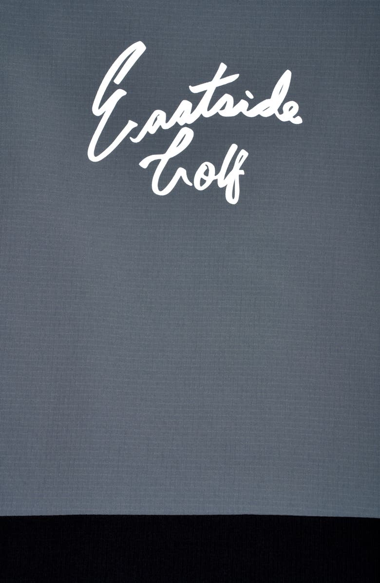 Eastside Golf Wind Cheater Hooded Windbreaker, Alternate, color, Black