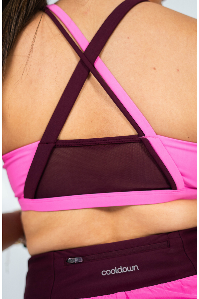 Nicole Sports Bra, Alternate, color, Paradise