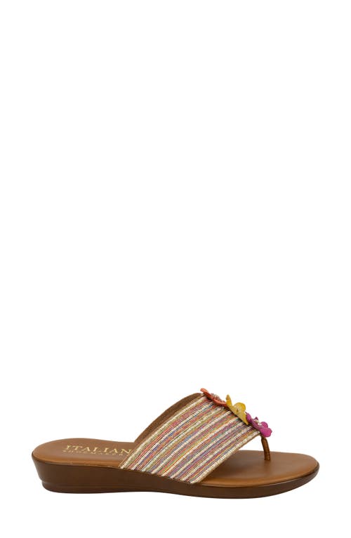 Italian Shoemakers Klaire Sandal In Bright Multi