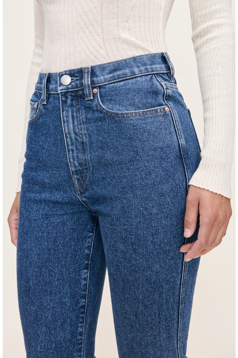 Kristy High Waist Cigarette Jeans, Alternate, color, NORTH BEACH