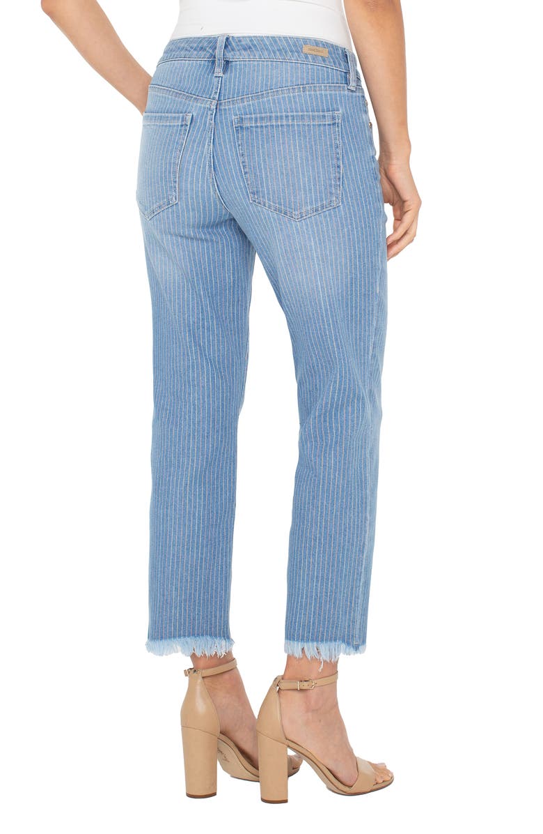 Liverpool Los Angeles Liv Raw Hem Non-Skinny Skinny Jeans, Alternate, color, 