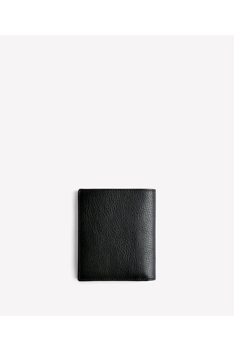 Compact Wallet No. 397, Alternate, color, Vintage Black Leather