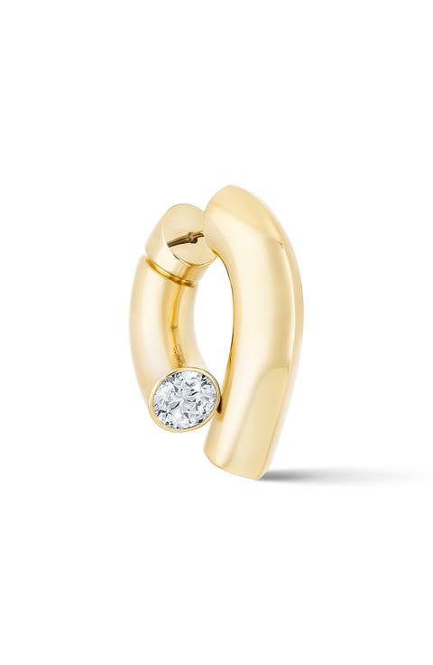 Oera Diamond Bezel Earrings