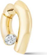TABAYER Oera Diamond Bezel Earrings