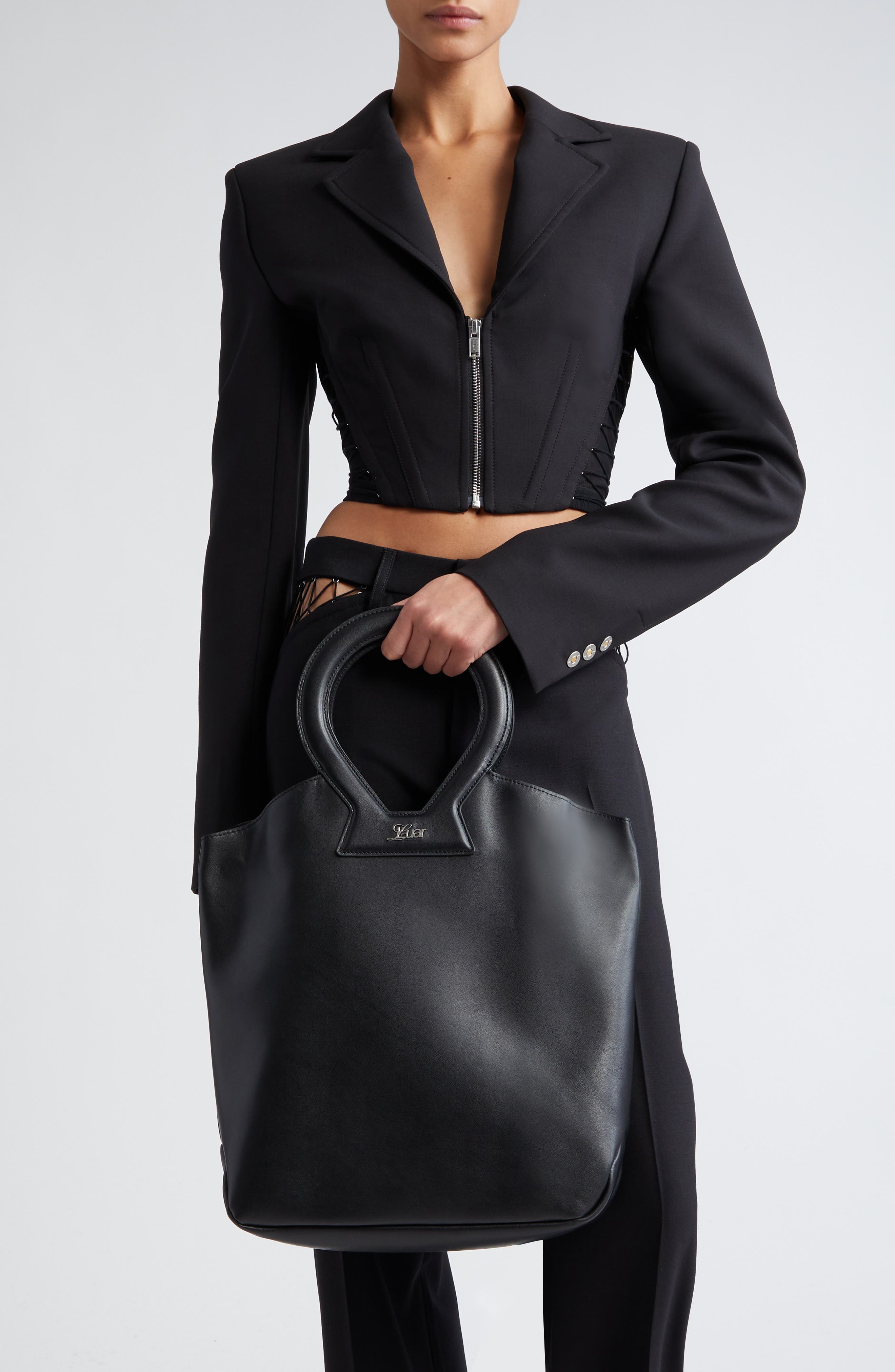 Luar Brooke Leather Tote, Alternate, color, 